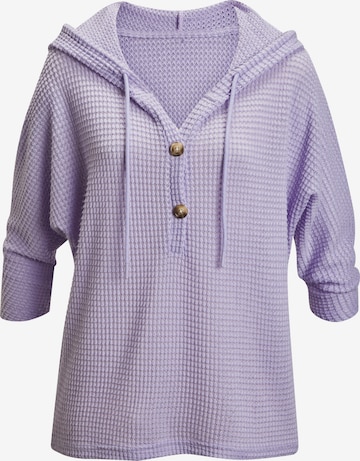 LASCANA Sweater in Purple: front