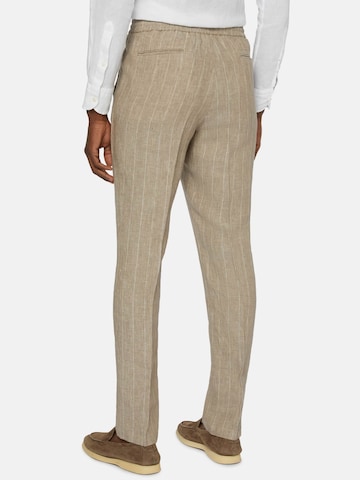 Boggi Milano Regular Pleat-front trousers in Grey