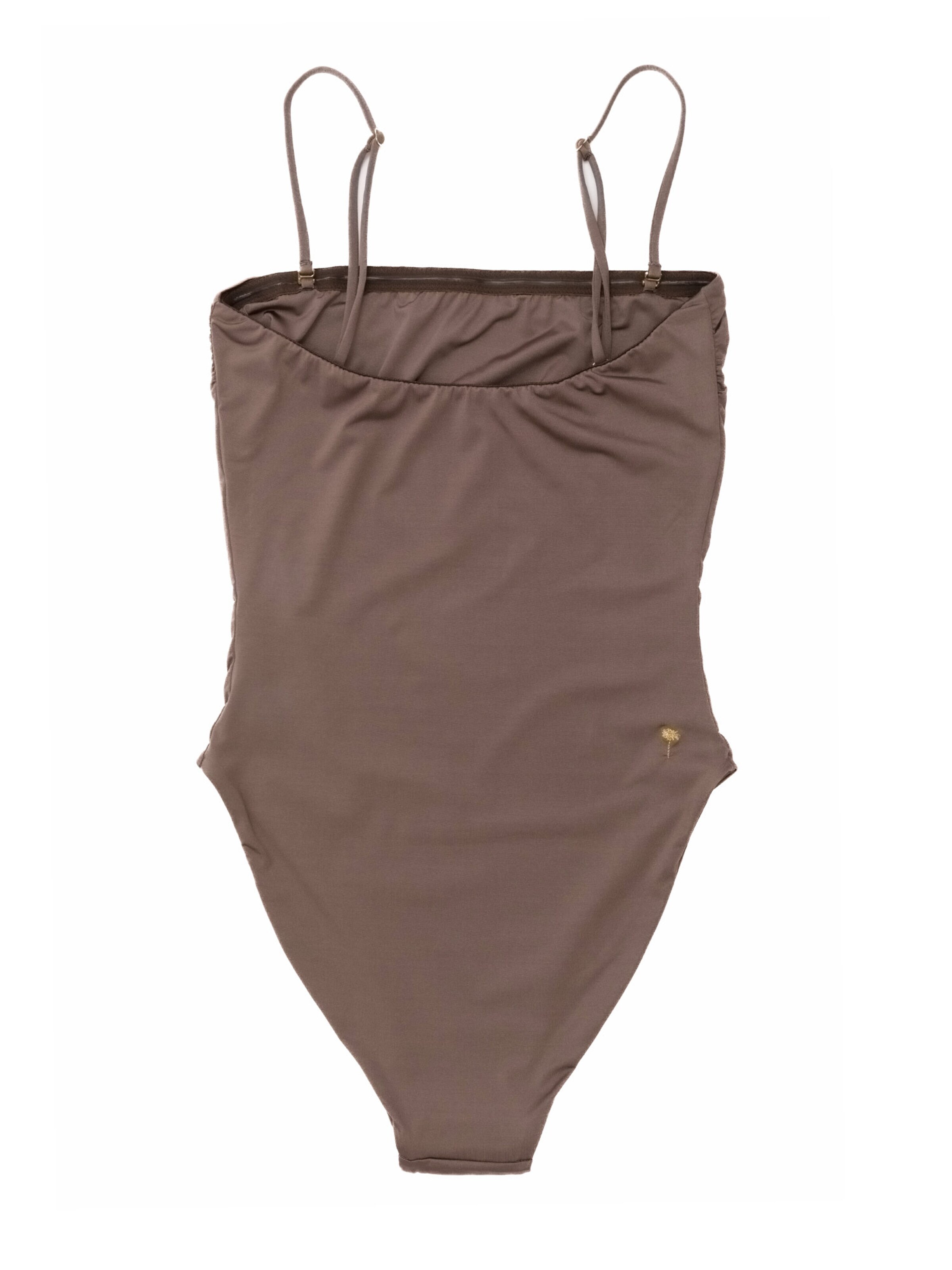 Matia Beachwear Classic Swimsuit 'Hannah' in Brown