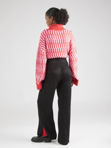 florence by mills exclusive for ABOUT YOU Loose fit Trousers 'Twinkle lights' in Black