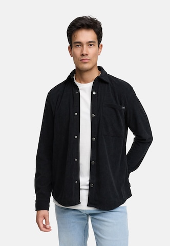 Chemise 'Nemoto' INDICODE JEANS en noir : devant
