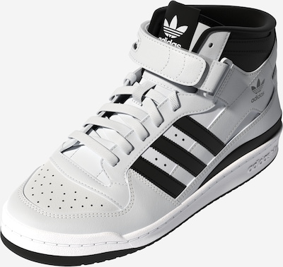 ADIDAS ORIGINALS Sneakers hoog 'Forum Mid' in de kleur Zwart / Wit, Productweergave