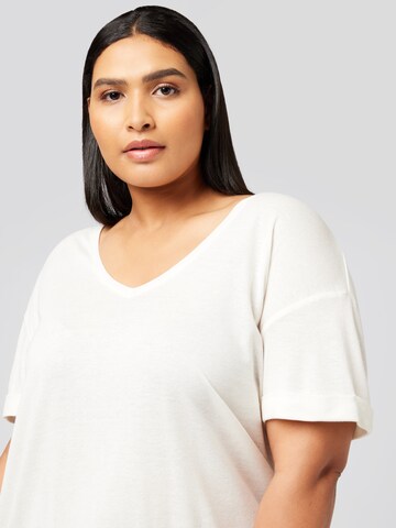 Guido Maria Kretschmer Curvy Shirt 'Elanor' in White