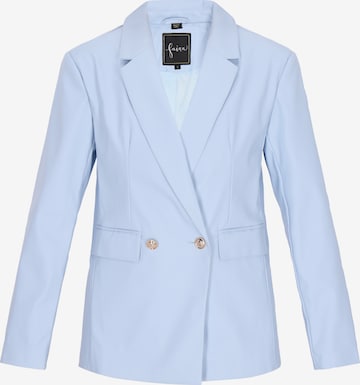 Blazer faina en bleu : devant