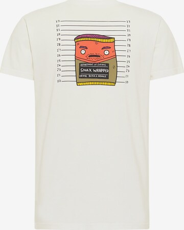 SOMWR T-Shirt 'Outrage' (GOTS) in Beige