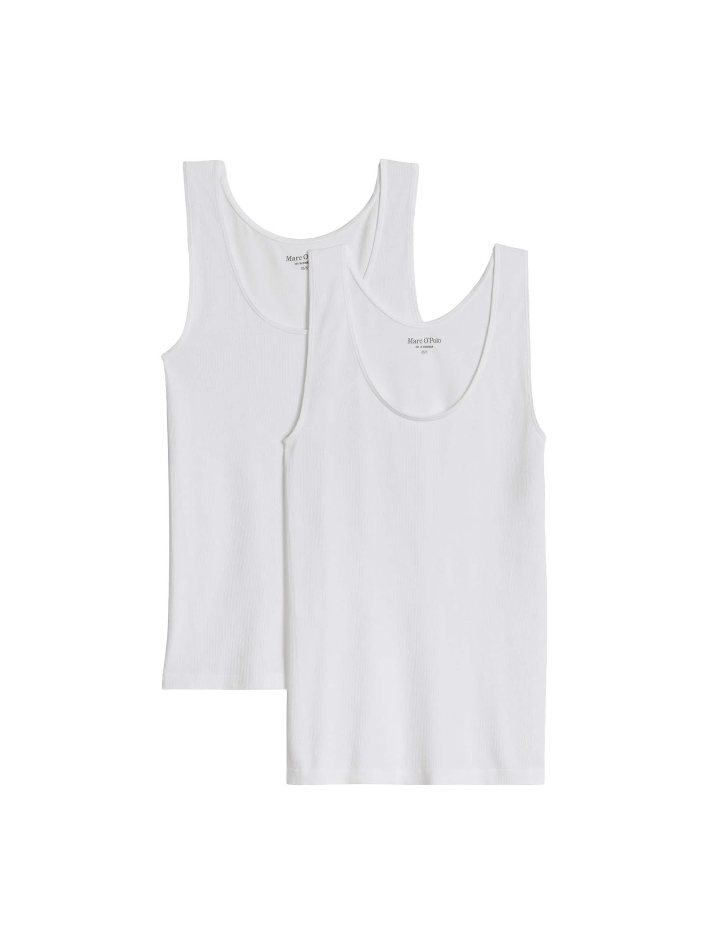 Haut ' Serie Modal Seamless ' Marc O'Polo en blanc : devant