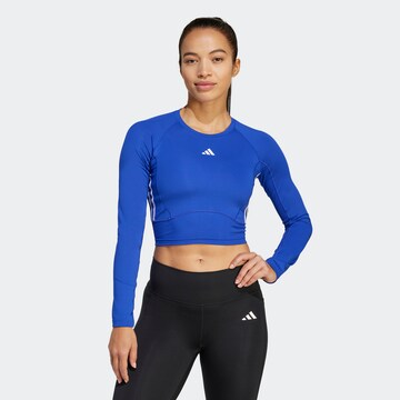 ADIDAS PERFORMANCE Functioneel shirt in Blauw: voorkant