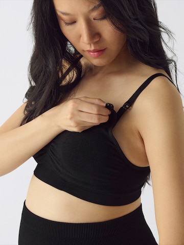 Only Maternity Bustier Still-BH 'OLMROSIE' in Schwarz