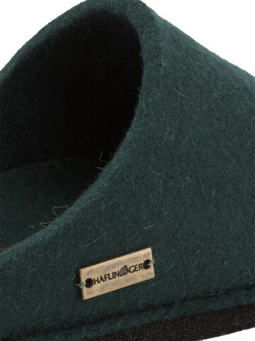 HAFLINGER Slippers 'Flair Soft' in Green