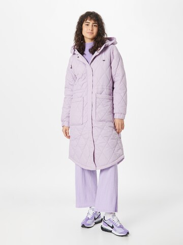 Moves Between-Seasons Coat 'Amaddie' in Purple: front