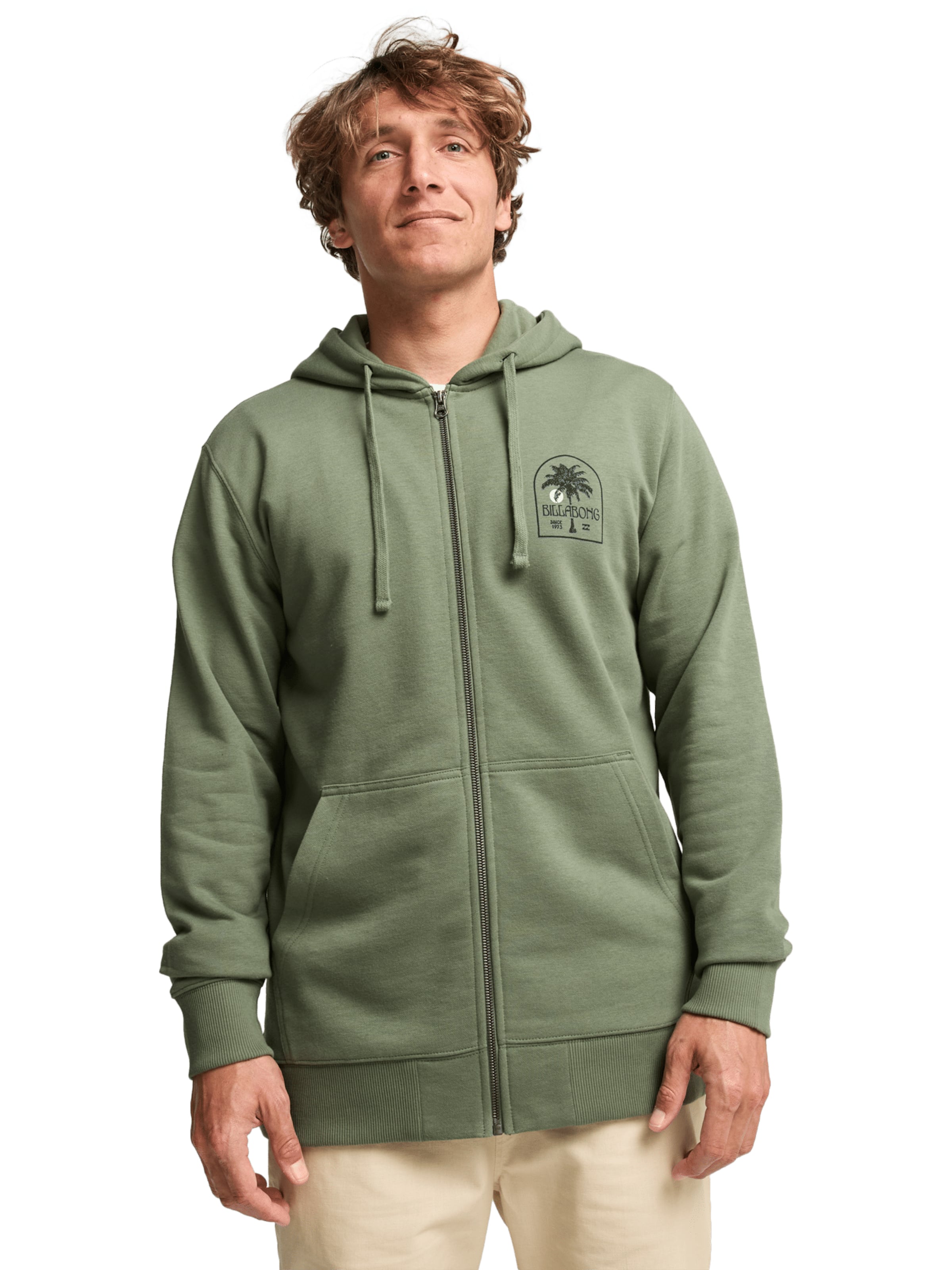 BILLABONG Sweatjacke in Grün
