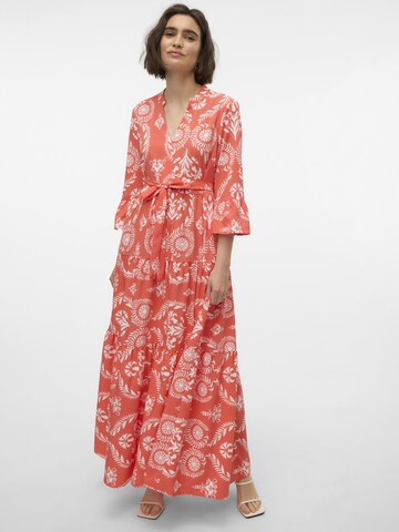 VERO MODA Shirt dress 'ZERA ' in Orange