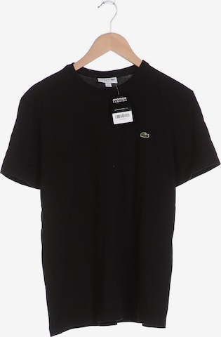 LACOSTE T-Shirt L in Schwarz: predná strana