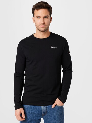 Pepe Jeans - Camisa em preto: frente