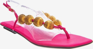 Jeffrey Campbell Sandały 'Yucatan' w kolorze różowy: przód