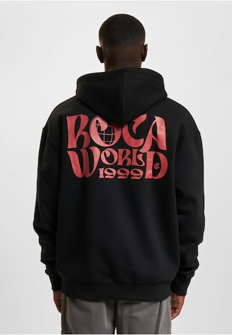 ROCAWEAR Sweatshirt in Zwart: voorkant