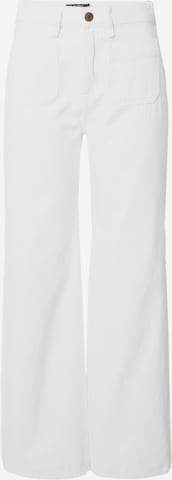 Wide Leg Jean 'HIRS' Lauren Ralph Lauren en blanc : devant