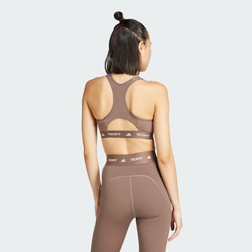 ADIDAS PERFORMANCE Bralette Sports bra in Brown