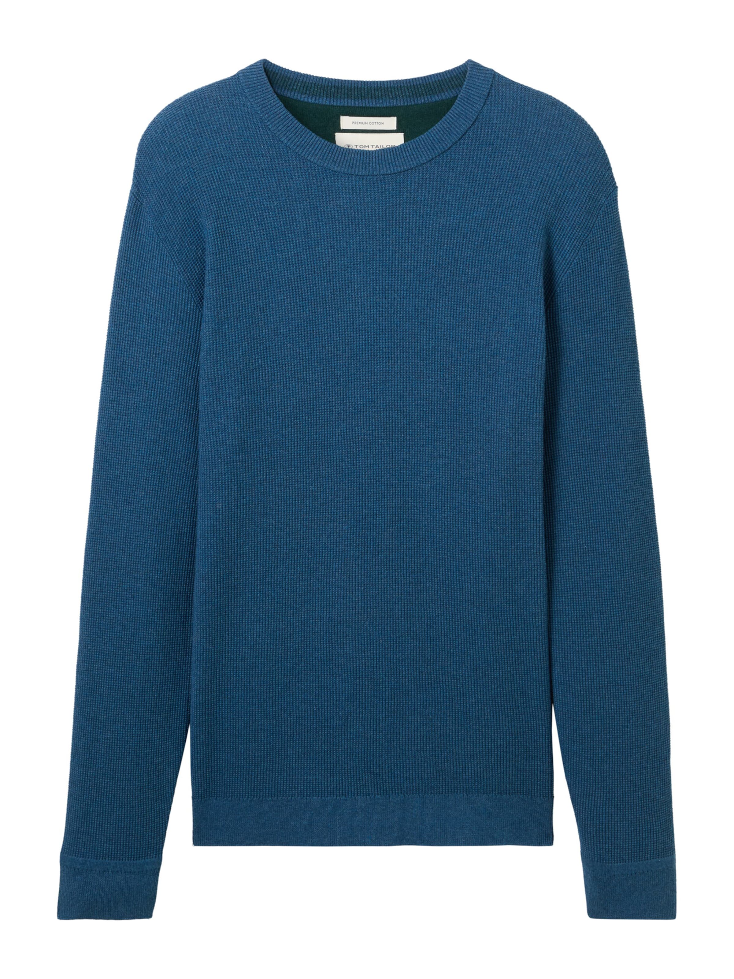 TOM TAILOR Sweater in Green: front