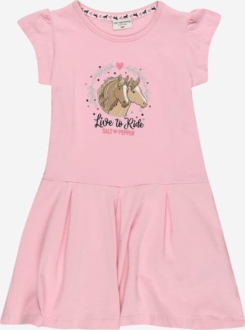 SALT AND PEPPER Kleid 'Horse Club' in Pink: predná strana