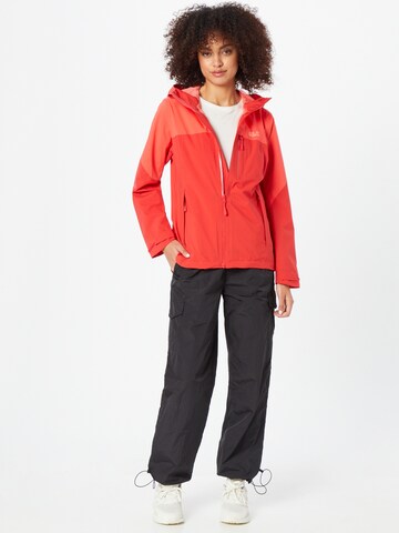 JACK WOLFSKIN - Casaco outdoor 'Go Hike' em vermelho