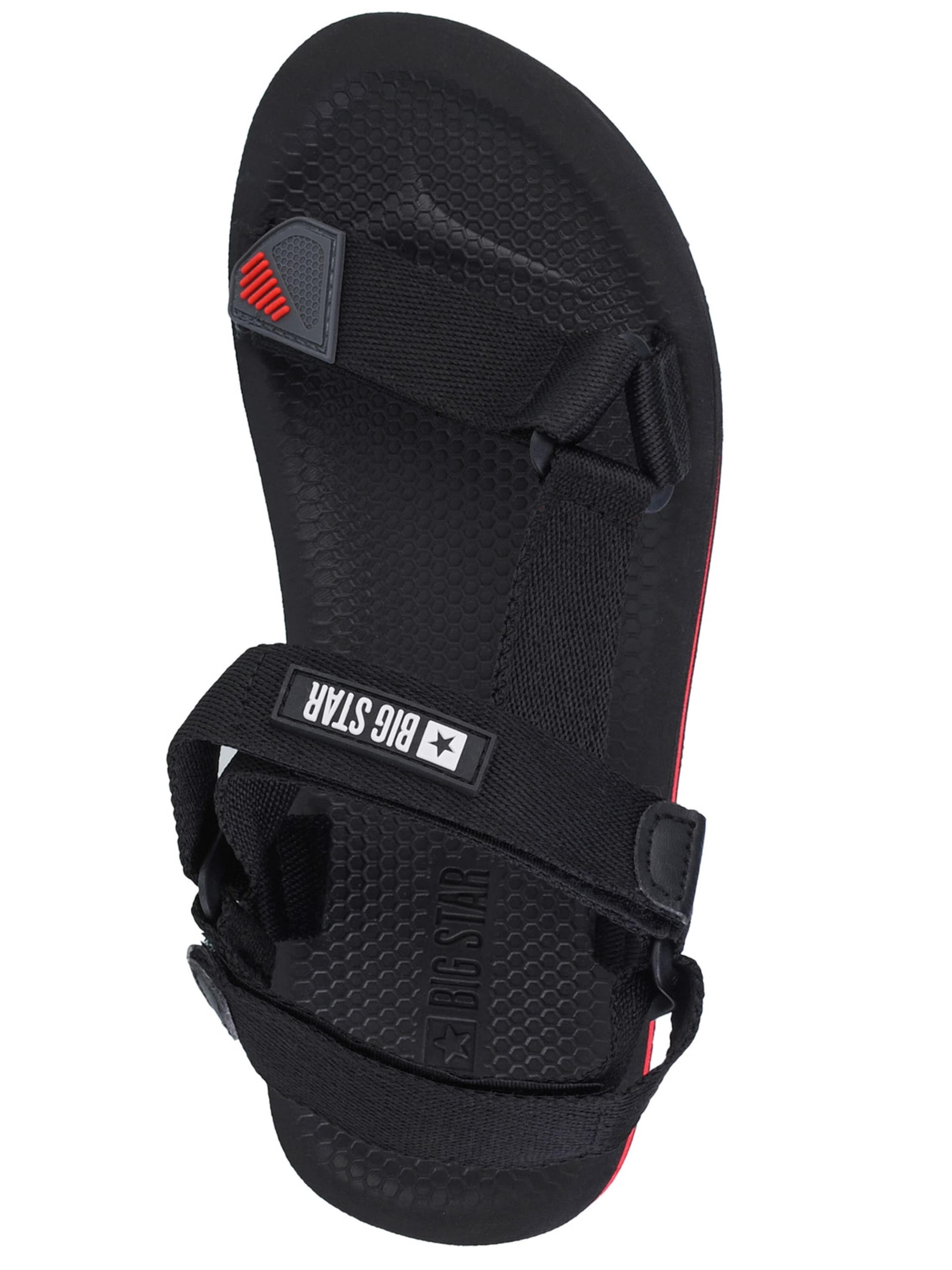 BIG STAR Trekkingsandale 'DD274A' in Schwarz