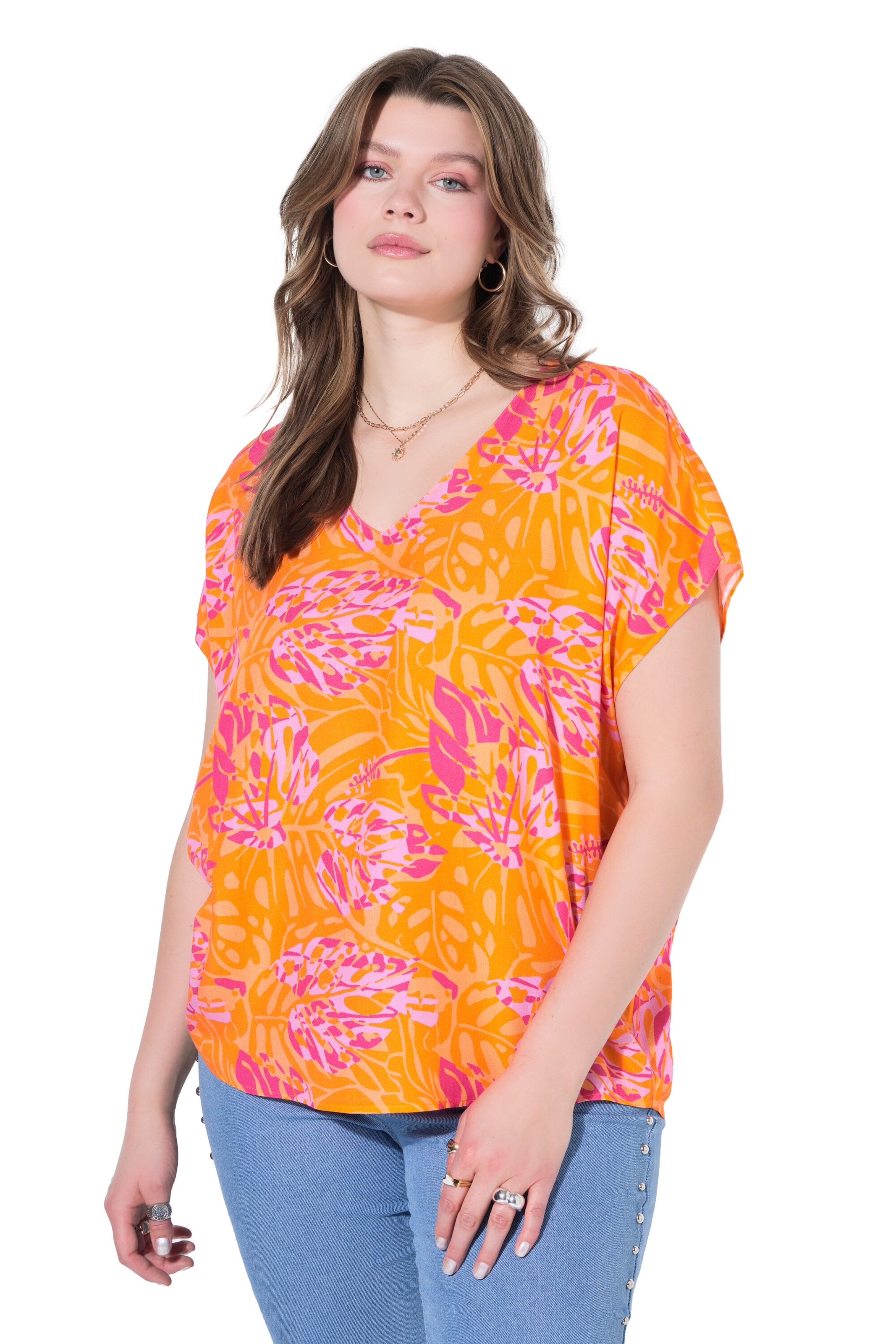 Studio Untold Bluse in Orange: Vorderseite