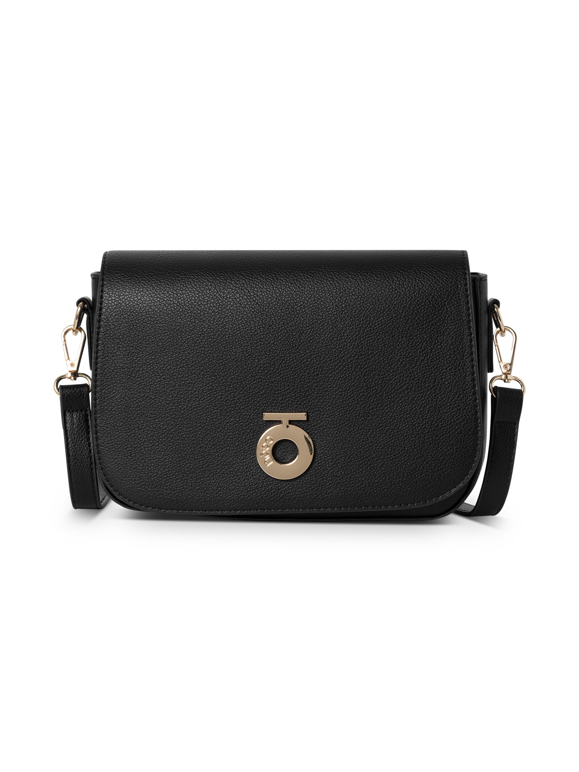 Sac bandoulière 'RHEA' NOBO en noir : devant