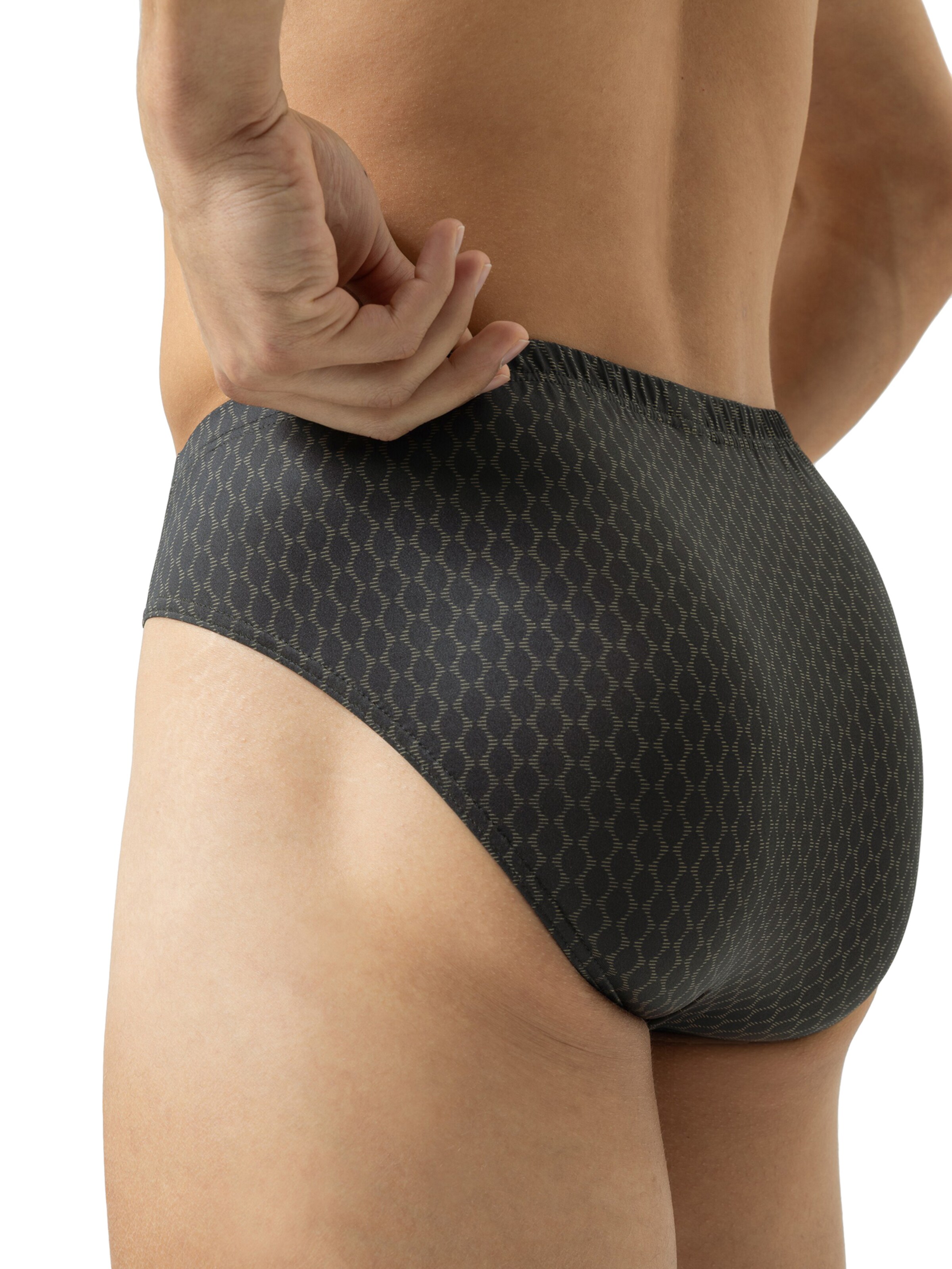 Slip 'Meander Geo' Mey en vert