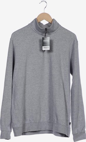 BURTON Sweatshirt & Zip-Up Hoodie in XL in Grey: front