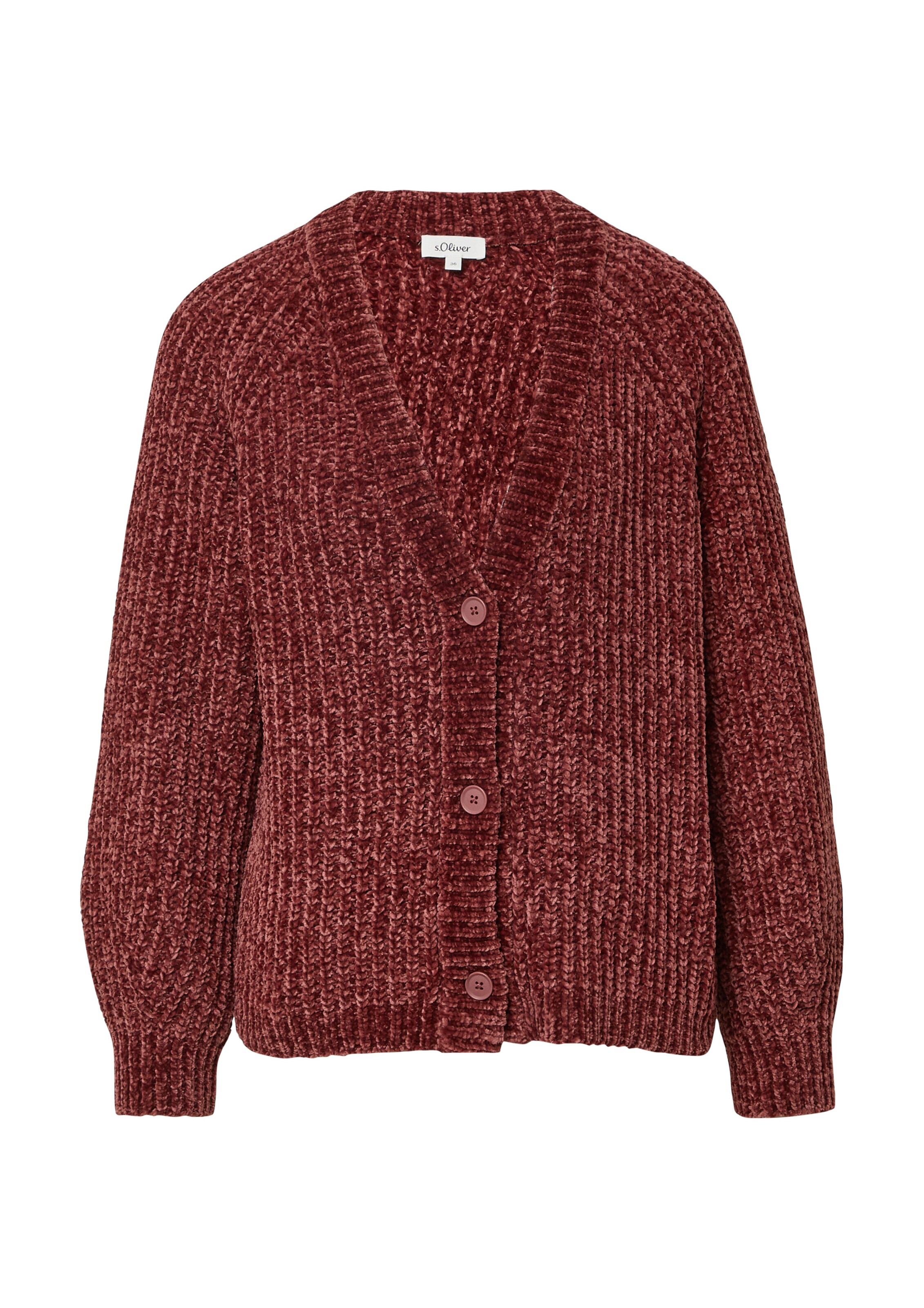 s.Oliver Cardigan en bordeaux, Vue avec produit