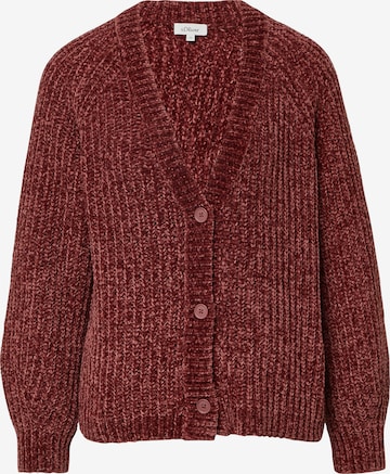 Cardigan s.Oliver en rouge : devant
