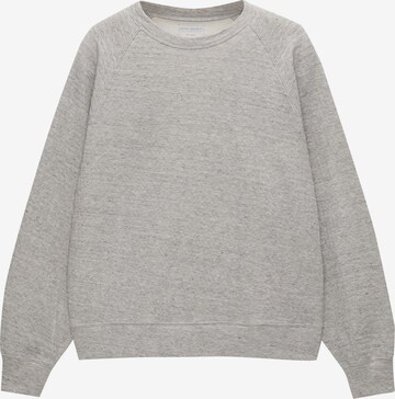 Pull&Bear Sweatshirt in Grijs: voorkant