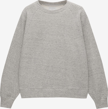 Sweat-shirt Pull&Bear en gris : devant