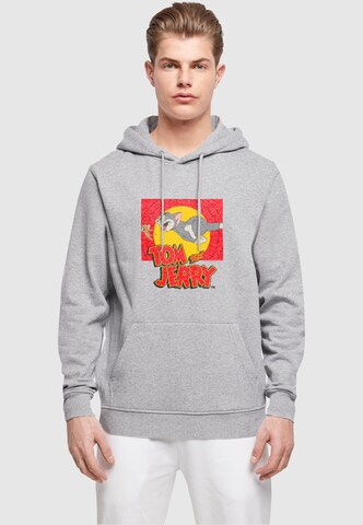 ABSOLUTE CULT Sweatshirt 'Tom and Jerry - Chase Scene' in Grau: Vorderseite