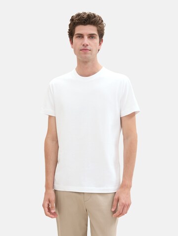 TOM TAILOR T-Shirt in Weiß: Vorderseite