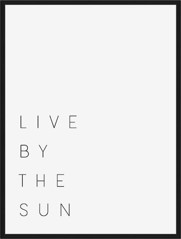 Liv Corday Image 'Live By The Sun' in Black: front