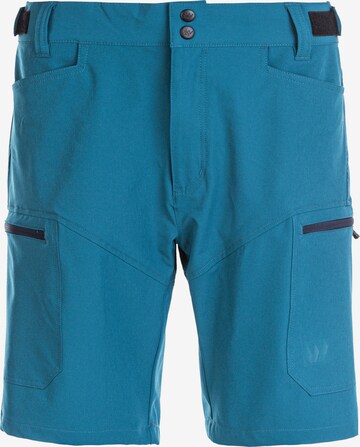 Whistler Regular Workout Pants 'FRESCO M' in Blue: front