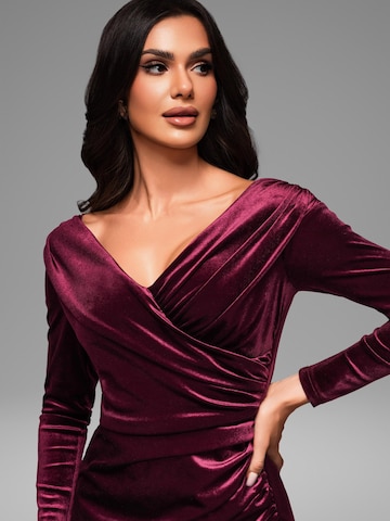 Ombre Evening dress in Red