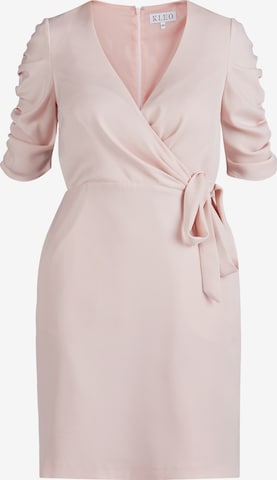 KLEO Cocktail Dress in Pink: front