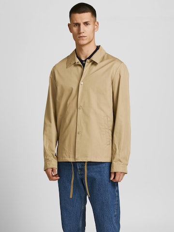 JACK & JONES Between-Season Jacket 'Carter' in Brown: front