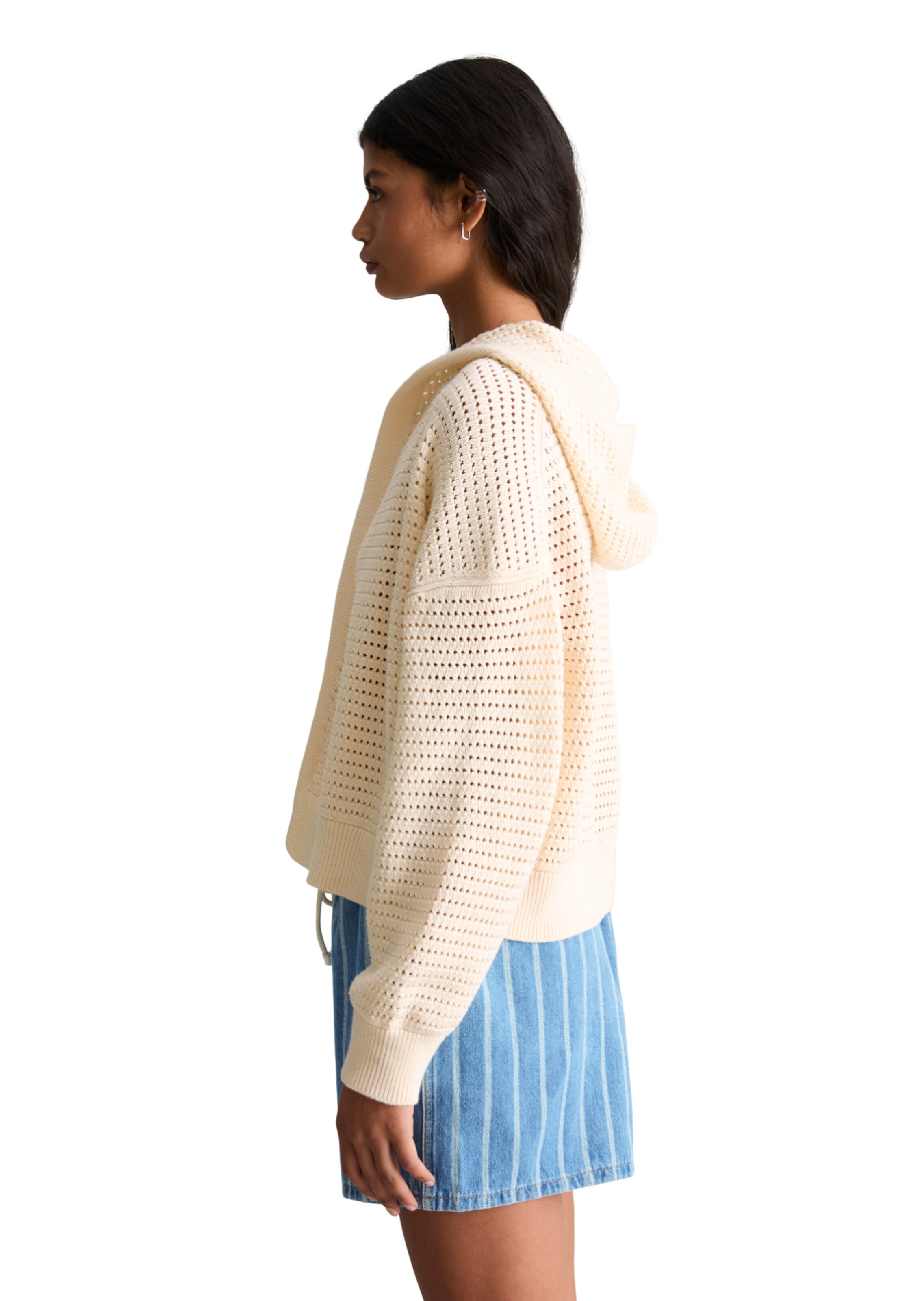 Cardigan Marc O'Polo DENIM en blanc