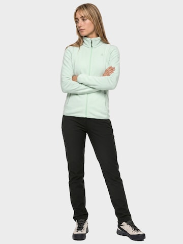 Schöffel Functionele fleece jas 'Ash' in Groen