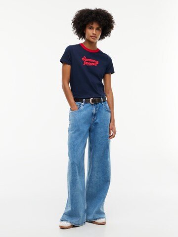 Tommy Jeans - Pierna ancha Vaquero 'DAISY' en azul