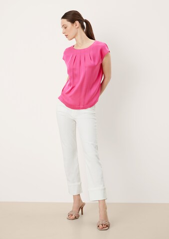 s.Oliver BLACK LABEL Bluse in Pink