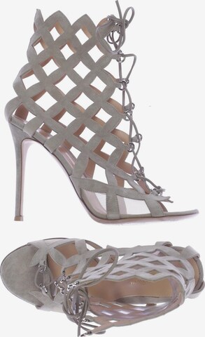 Gianvito Rossi Sandals & High-Heeled Sandals in 39,5 in Grey: front