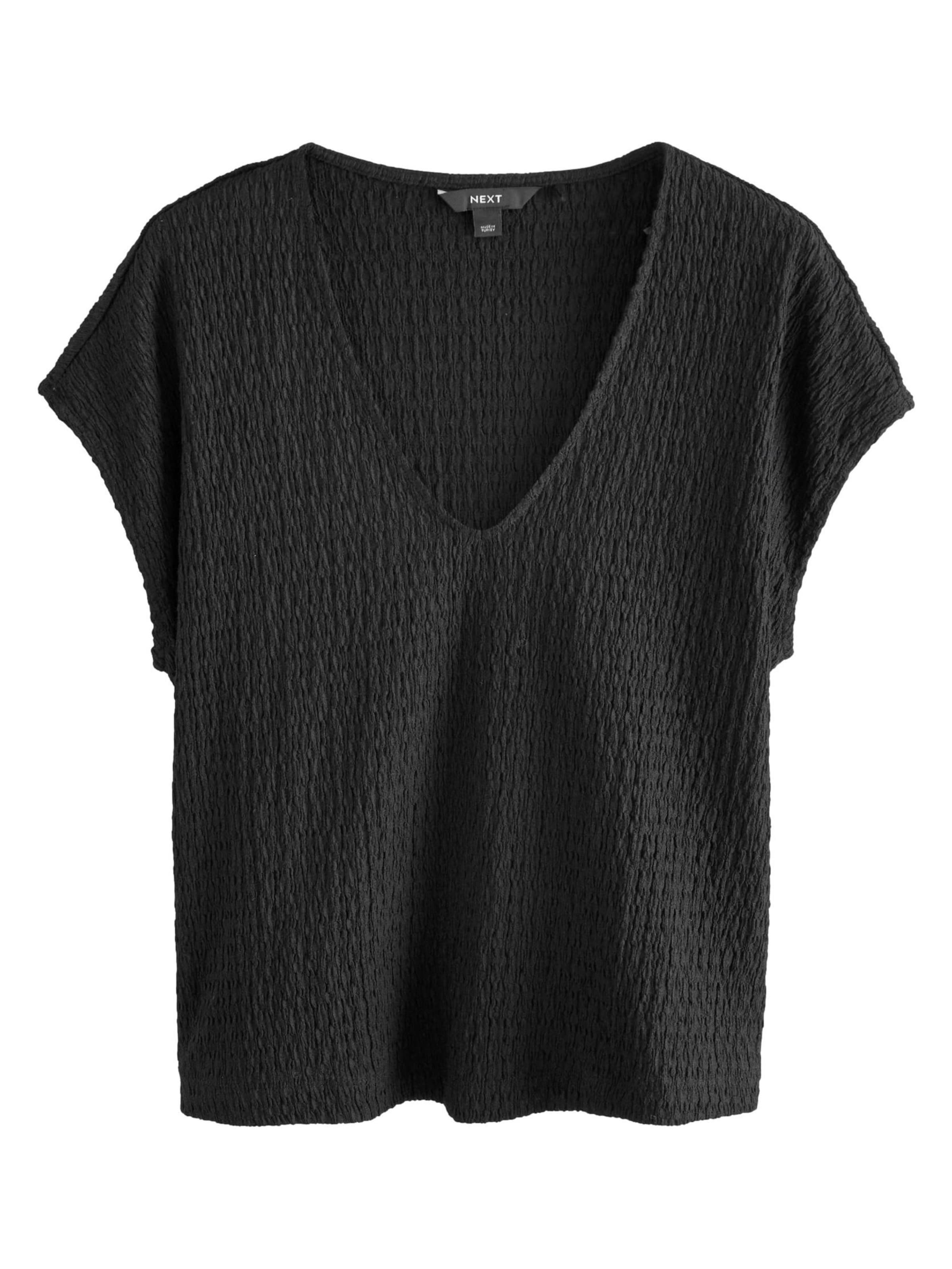 Next T-Shirt in Schwarz: Vorderseite