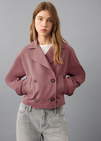 MANGO TEEN Between-Season Jacket 'Rosa' in Pink: front