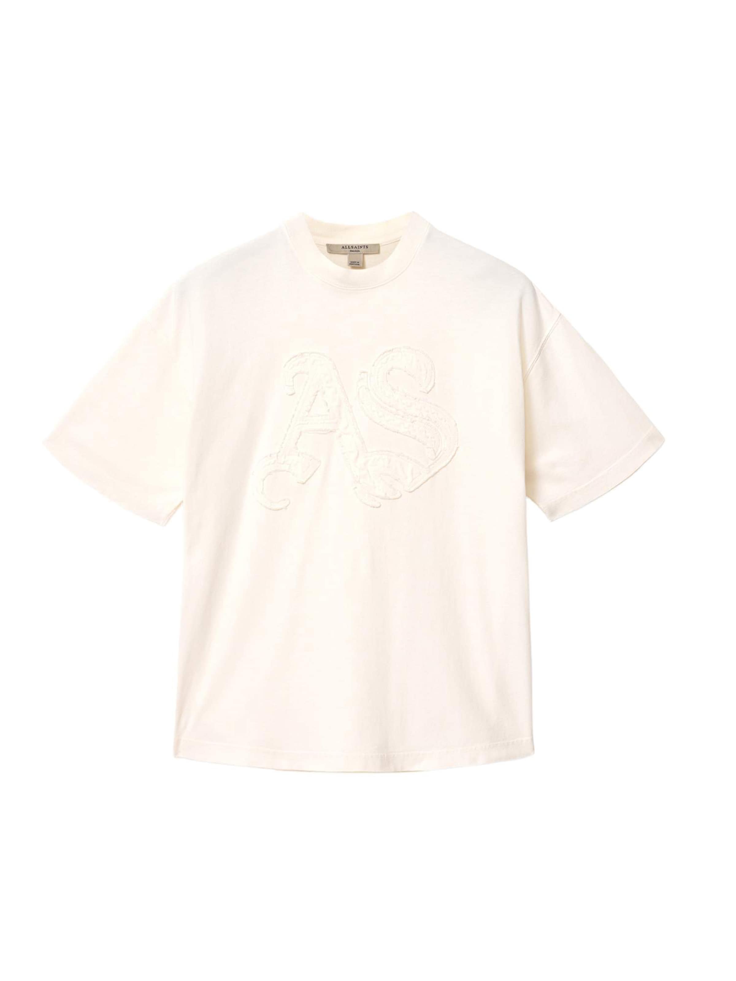 AllSaints Μπλουζάκι 'INSIGNIA ETTA' σε λευκό: μπροστά