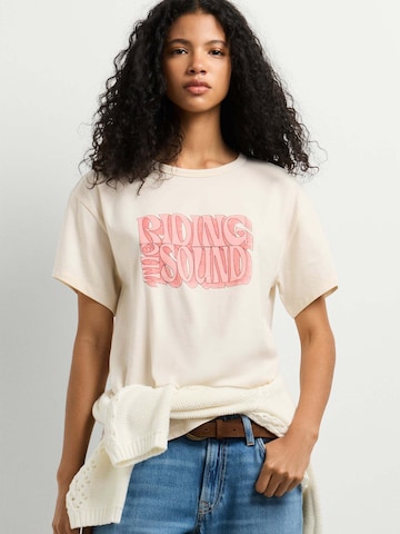 T-shirt ' BREANA ' Pepe Jeans en blanc : devant
